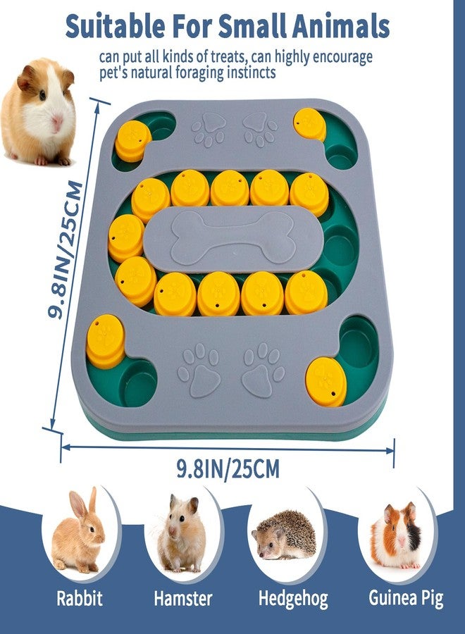 OOXYG Guinea Pig Foraging Treat Puzzle Box, Large Rabbit Hide Treats Snuffle Box Bunny Toys, 4 in 1 Interactive Treat Dispenser for Rabbits, Bunny, Guinea Pig, Dog Mental Stimulation - Image 5